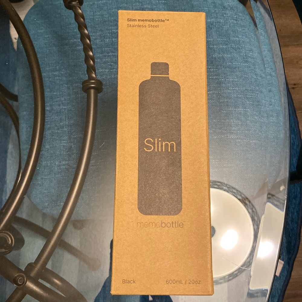 NIP black stainless memobottle 20oz
